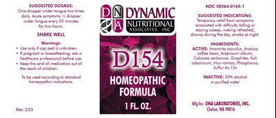 D-154 (D 154 Dist Label Proof 2.23)